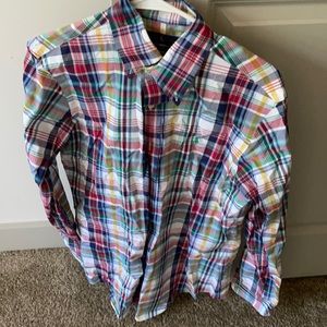 Polo button down shirt, size Medium